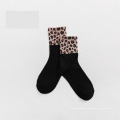 Leopard Crew Socks Women Socks Производители девушки носки оптовые фабрики